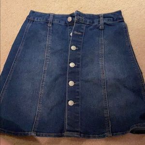 Jean skirt Target